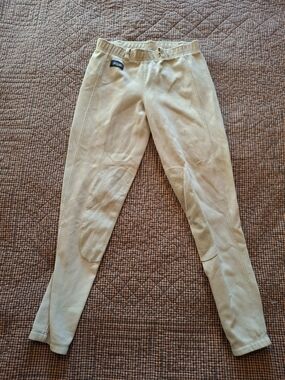 Kids Beige Riding Breeches